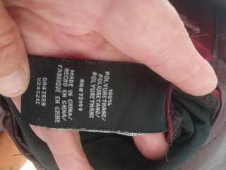 Pantalón efecto piel burdeos BBJ Los Angeles Talla