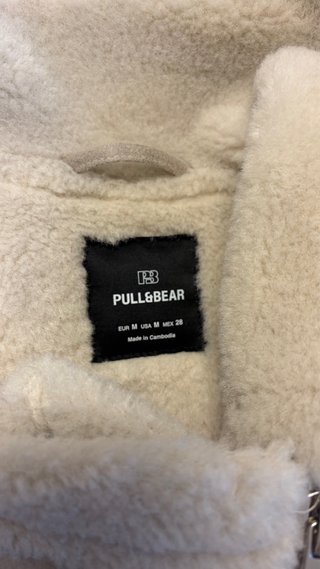 Chaqueta aviador Pull&Bear beige