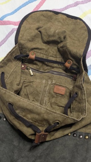 Mochila Saco Barcelona Verde Militar