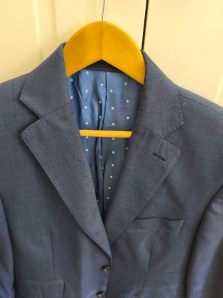 Americana Azul Tinta Talla 48 Made in Spain