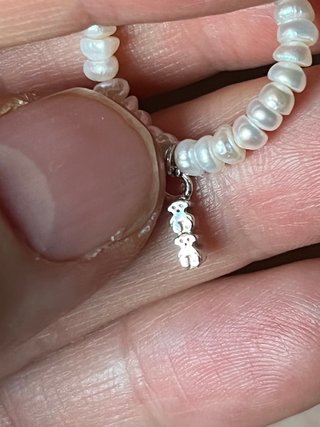 Pack 2 Anillos Plata Tous Straight, perla natural