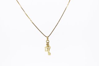 Colgante Oro 18K Casa y Llave