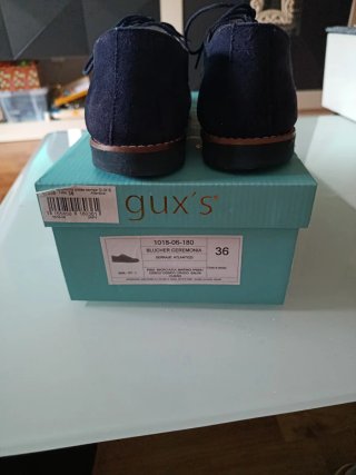 Zapatos Gux's Blucher Ceremonia Talla 36 Azul