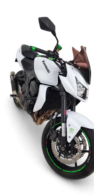 Kawasaki Z750 2010 Blanca y Negra