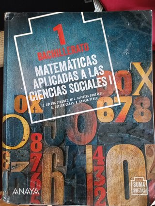 Matemáticas aplicadas a las ciencias sociales I...