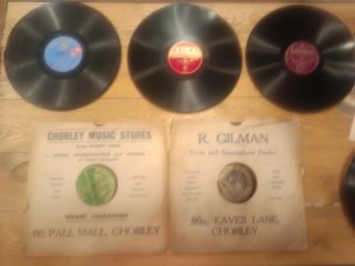 Discos de pizarra fonógrafo