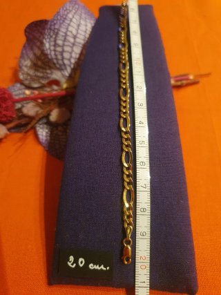 Pulsera 3x1 Tipo Cartier Oro 18k. 20cm.