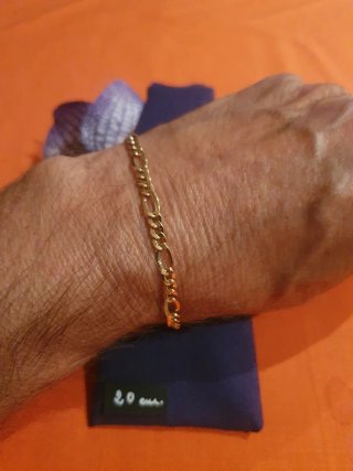 Pulsera 3x1 Tipo Cartier Oro 18k. 20cm.