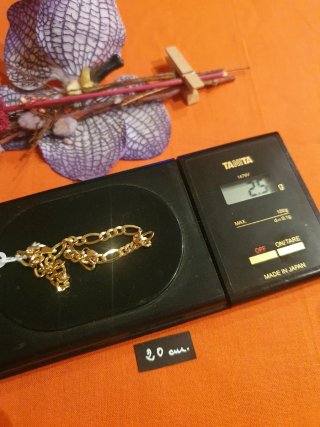 Pulsera 3x1 Tipo Cartier Oro 18k. 20cm.