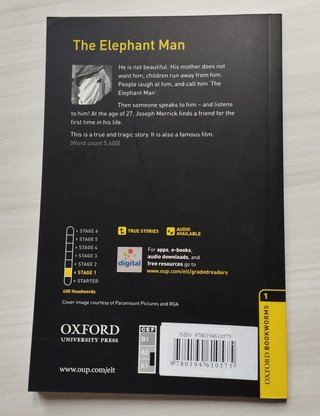 The Elephant Man - Oxford Bookworms Stage 1 A1-A2
