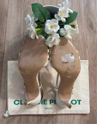Sandalias Tiras Claudie Pierlot Blancas
