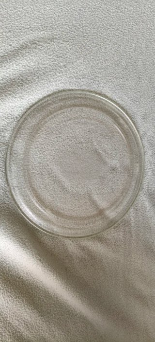 Plato giratorio cristal microondas