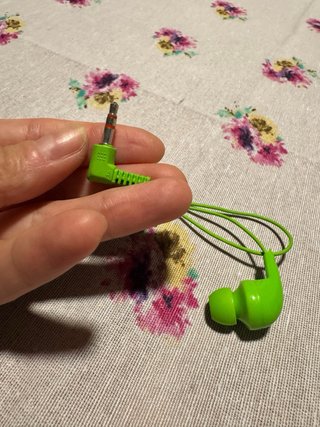 Auricolare colore verde