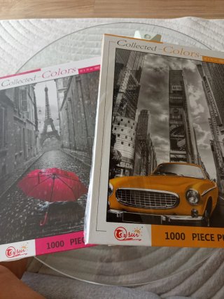 2 Puzzles 1000 Piezas: París y New York