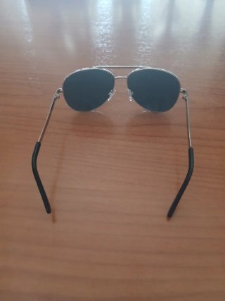 Gafas Aviador Espejo Azul Plata
