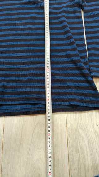 Sudadera Lacoste Rayas Azul Marino y Negro