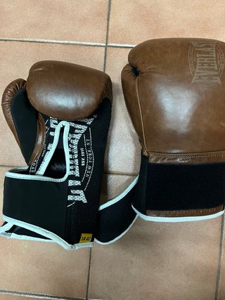 Guantes Boxeo Everlast 1910 Marrón 14 oz