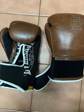 Guantes Boxeo Everlast 1910 Marrón 14 oz