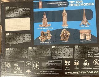 Puzzle 3D Torre de Pisa Mecánico