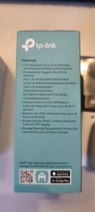 TP-Link M7450 Router 4G CAT6 MiFi
