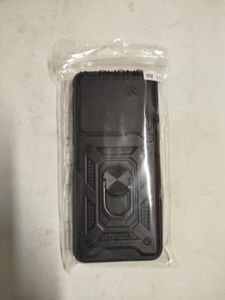 Funda Redmi Note 13 Negra con Soporte y Tapa
