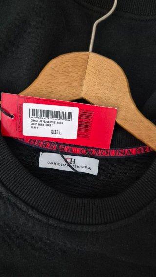 Sweatshirt mulher Carolina Herrera L Preto CHHC