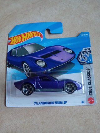 Hot Wheels '71 Lamborghini Miura SV