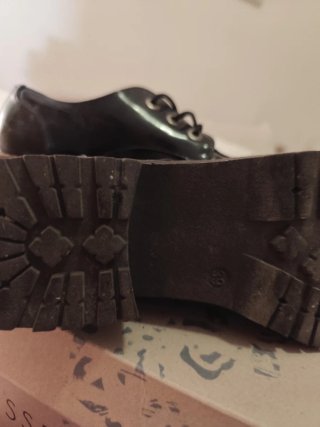 Zapatos Oxford charol negro