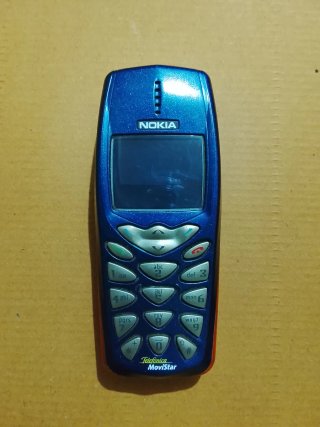 Teléfono Móvil Nokia Azul Antiguo