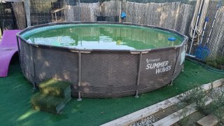 Depuradora monzana 400w + piscina summer waves ø4m