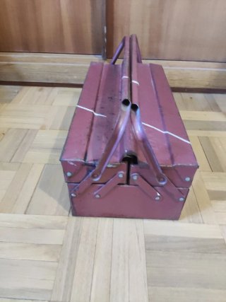 Caja Herramientas FAME Vintage Metal Roja