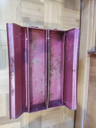 Caja Herramientas FAME Vintage Metal Roja