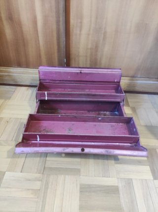 Caja Herramientas FAME Vintage Metal Roja