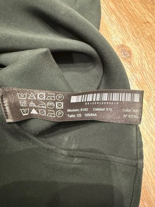 Top Massimo Dutti verde oscuro Talla XS