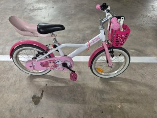 Bicicleta infantil rosa BTWIN