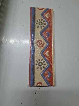 5 Azulejos decorativos 25x8 cm