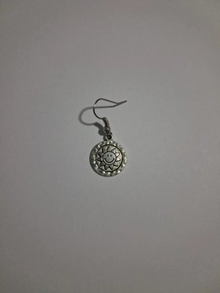 Pendientes Sol Bisutería Plata