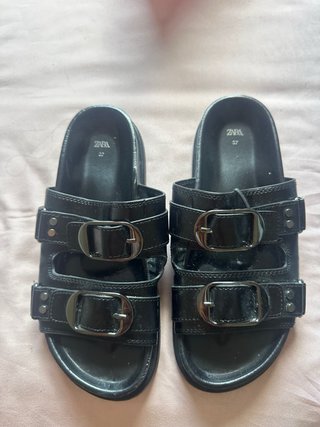 Sandalias Zara negras talla 37