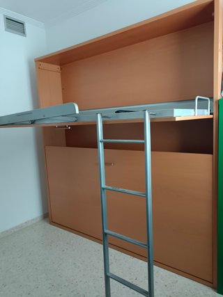 Litera abatible doble con escalera