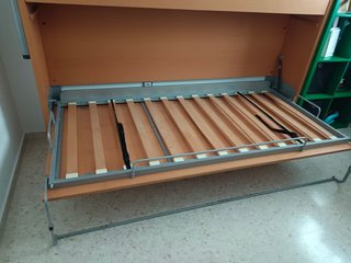 Litera abatible doble con escalera