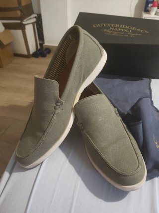 Mocasines Gutteridge Verde Oliva Talla 45