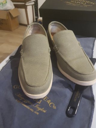 Mocasines Gutteridge Verde Oliva Talla 45