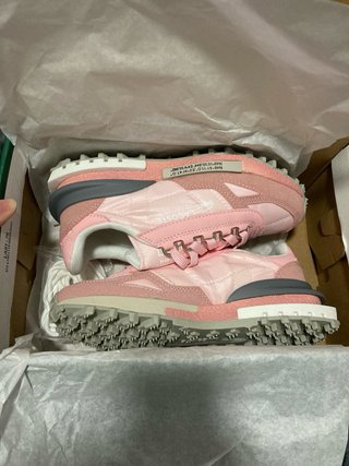 Zapatillas Lacoste rosas y grises talla 36