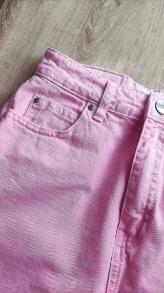 Minifalda vaquera rosa. Polinesia. Talla 34