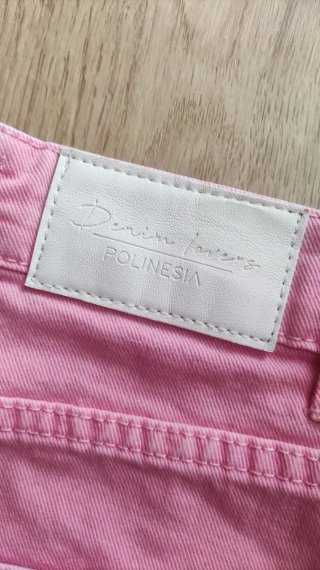 Minifalda vaquera rosa. Polinesia. Talla 34