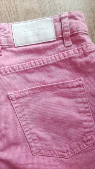 Minifalda vaquera rosa. Polinesia. Talla 34