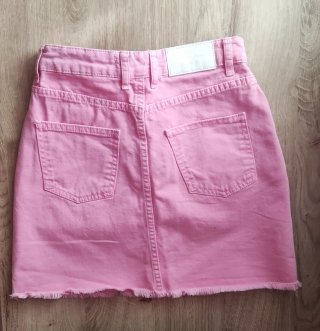 Minifalda vaquera rosa. Polinesia. Talla 34
