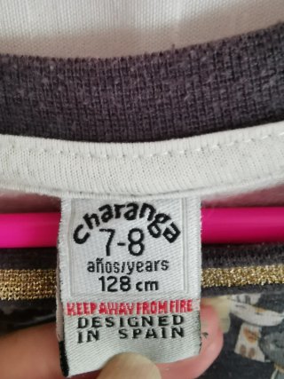 Lote niña 7-8 años 128 Charanga Primark gatos