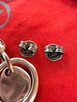 Pendientes Uno de 50 Plata