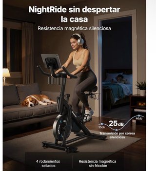 Bicicleta Spinning Magnética MERACH Silenciosa